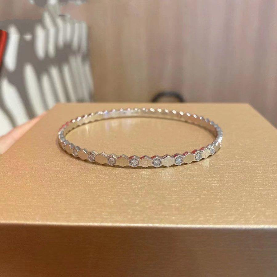 [Shinejoy]BEE LOVE SILVER DIAMOND BRACELET