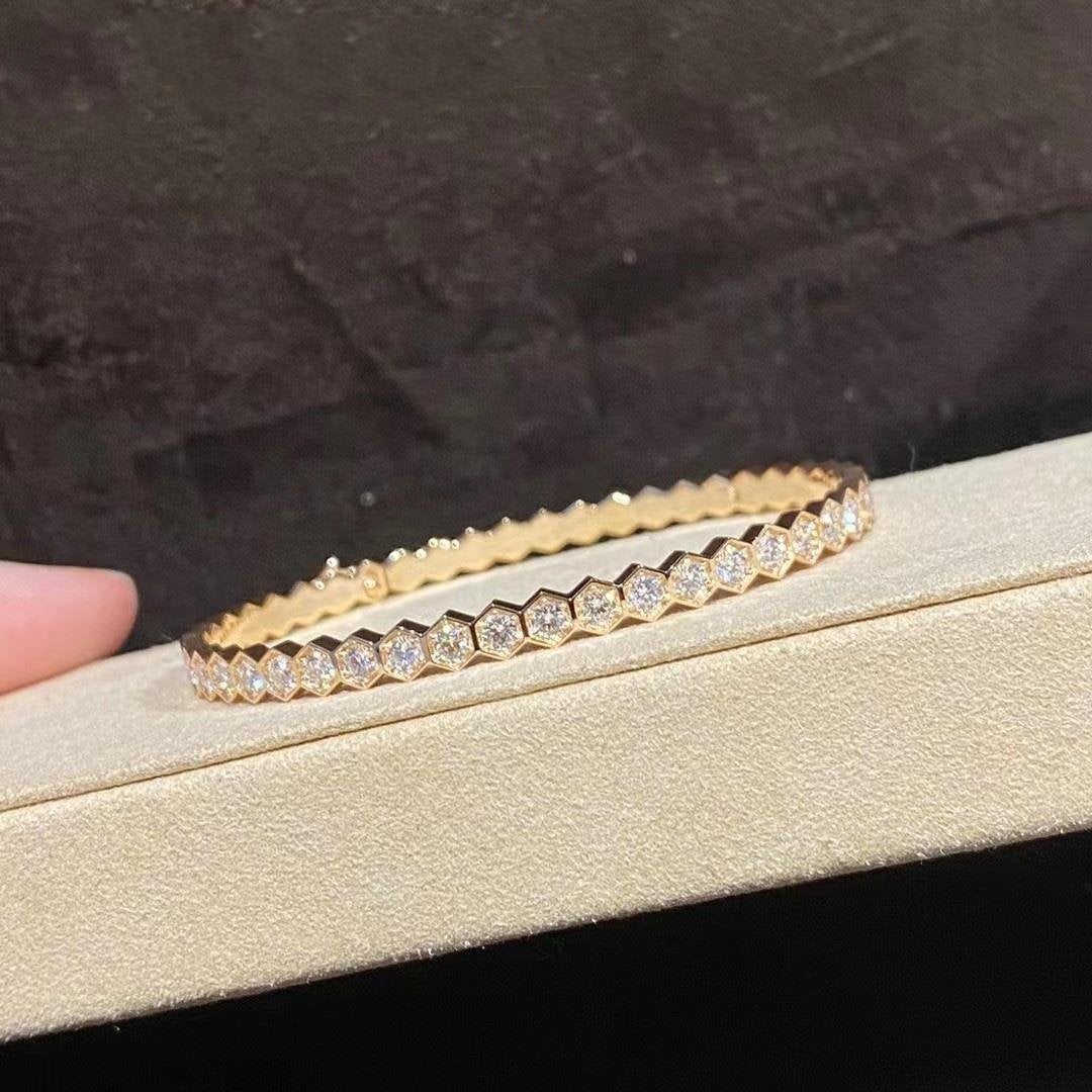 [Shinejoy]BEE LOVE GOLD BRACELET FULL DIAMOND