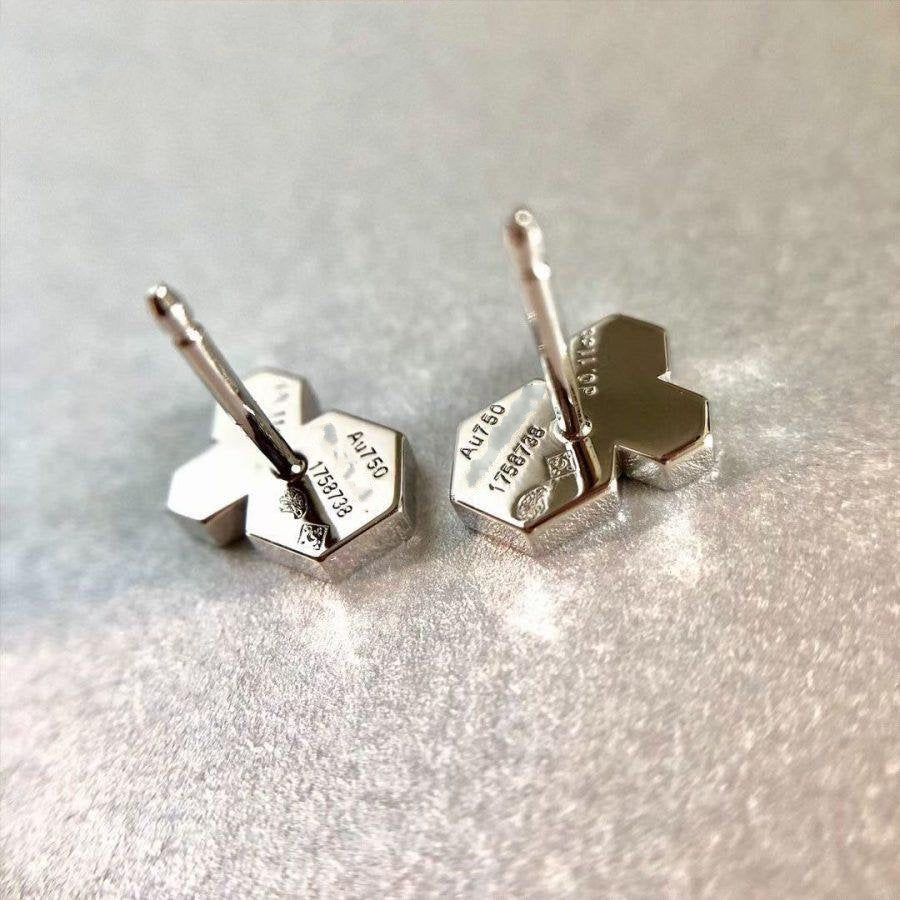 [Shinejoy]BEE LOVE SILVER DIAMOND EARRINGS