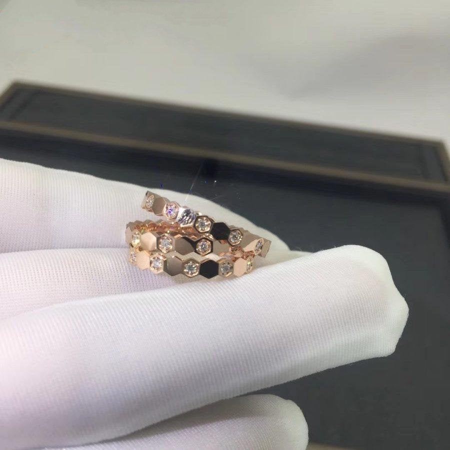 [Shinejoy]BEE LOVE RING PINK GOLD DIAMOND