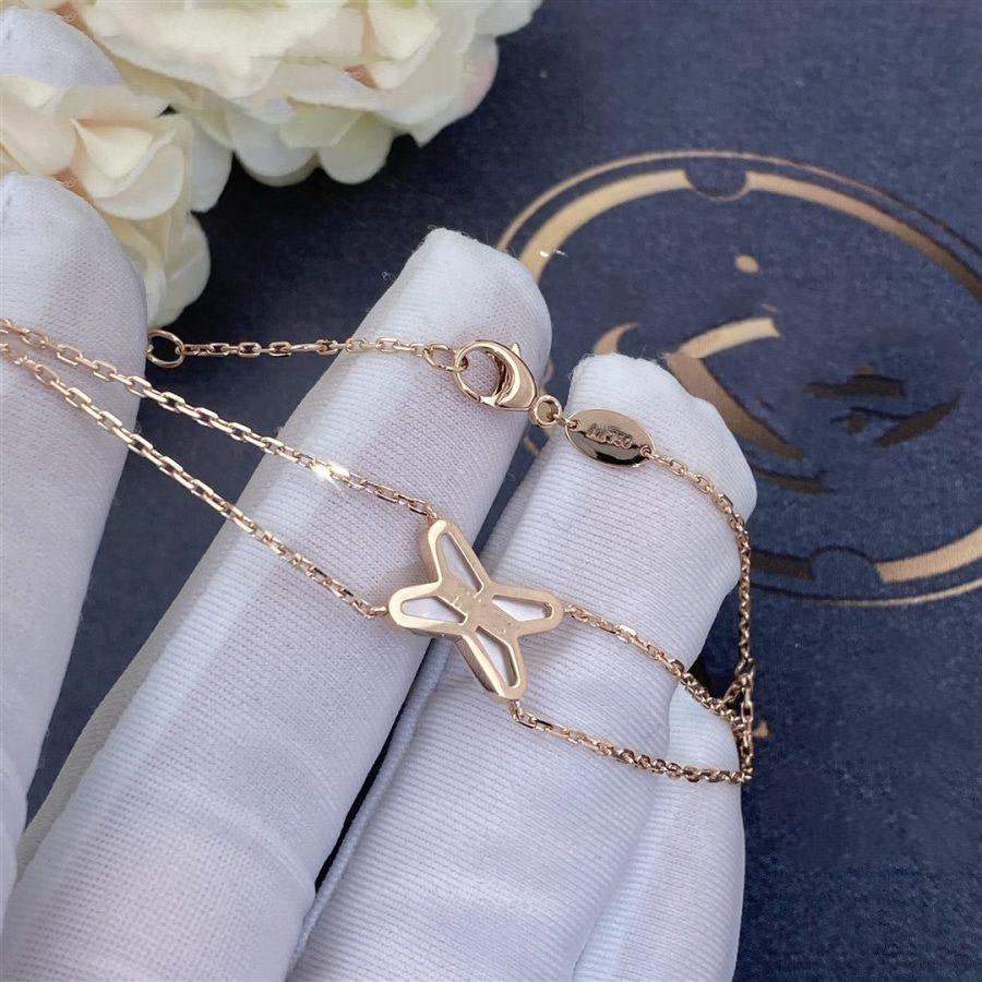 [Shinejoy]JEUX BRACELET WHITE MOP PINK GOLD 1 DIAMOND