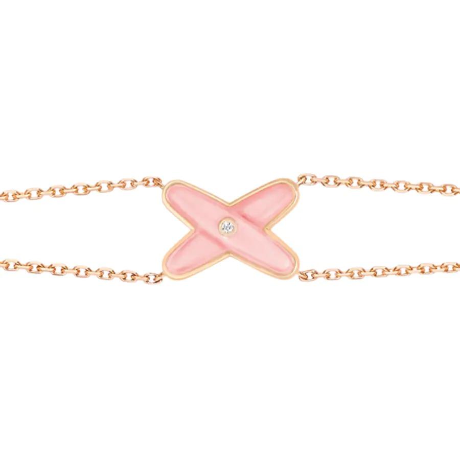 [Shinejoy]JEUX BRACELET PINK MOP PINK GOLD 1 DIAMOND