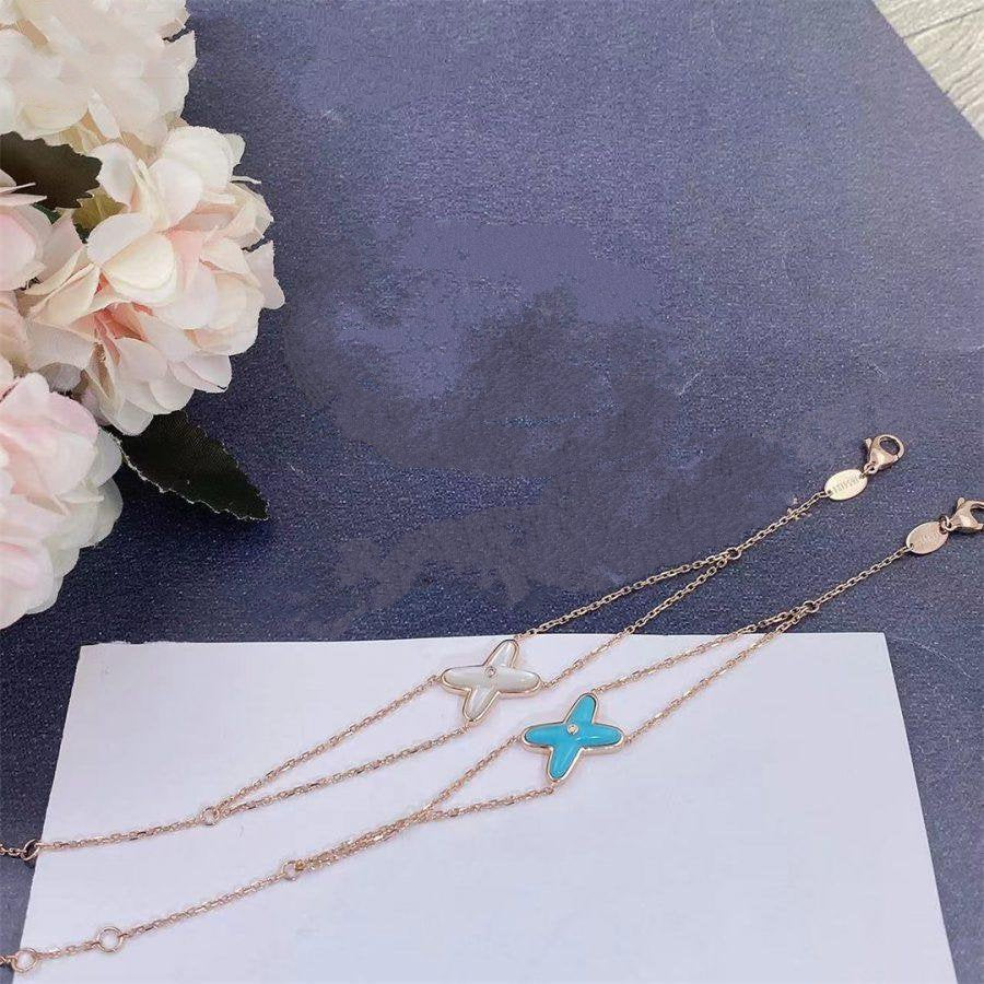 [Shinejoy]JEUX BRACELET TURQUOISE PINK GOLD 1 DIAMOND