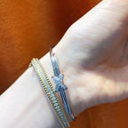 [Shinejoy]JEUX DE BRACELET SILVER DIAMONDS