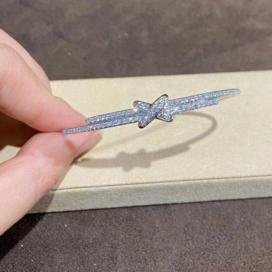 [Shinejoy]JEUX DE BRACELET DIAMONDS SILVER