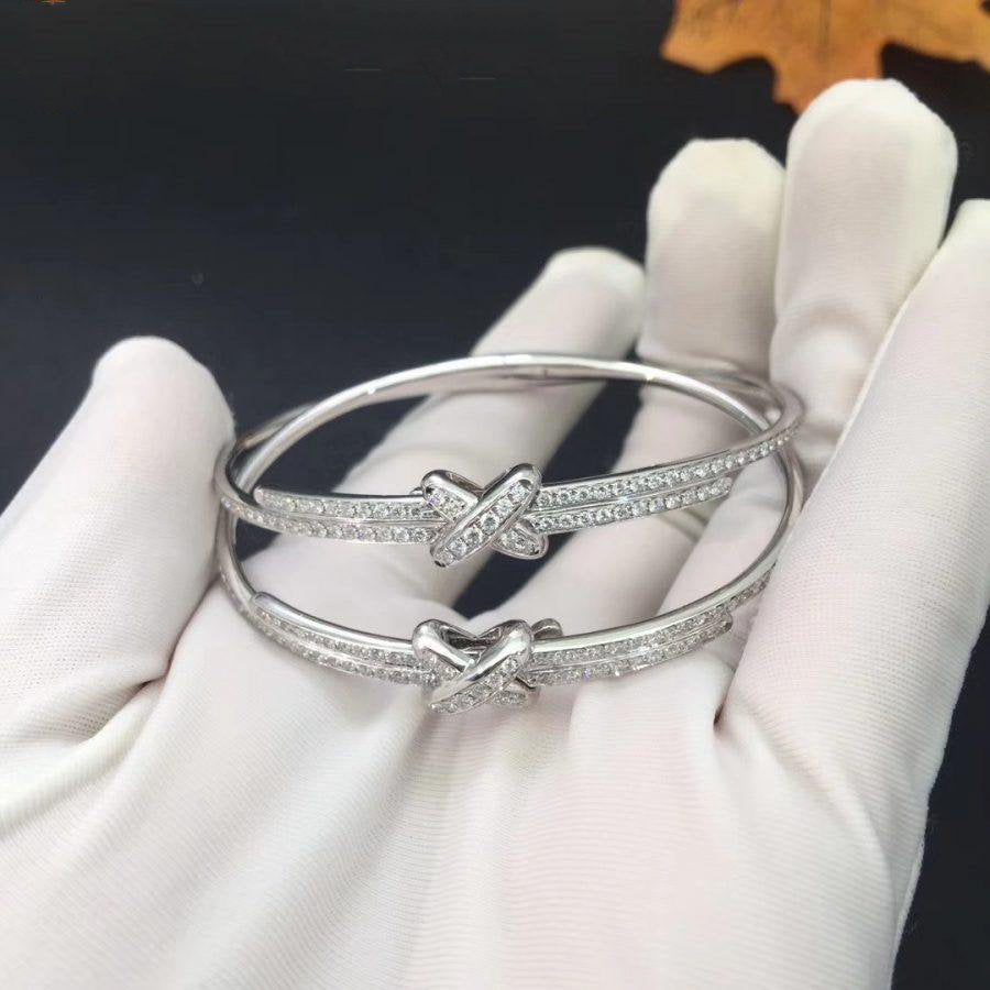 [Shinejoy]JEUX DE BRACELET DIAMONDS SILVER