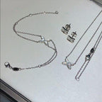 [Shinejoy]JEUX BRACELET WHITE MOP SILVER 1 DIAMOND