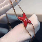 [Shinejoy]JEUX BRACELET CARNELIAN PINK GOLD 1 DIAMOND