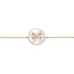[Shinejoy]JEUX DE BRACELET MOP PINK GOLD DIAMONDS