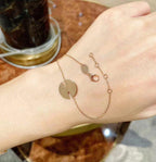 [Shinejoy]JEUX DE BRACELET MOP PINK GOLD DIAMONDS