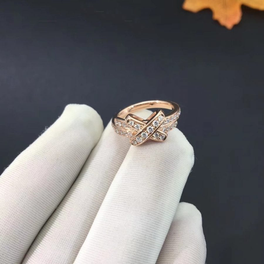 [Shinejoy]JEUX DE RING PINK GOLD DIAMOND