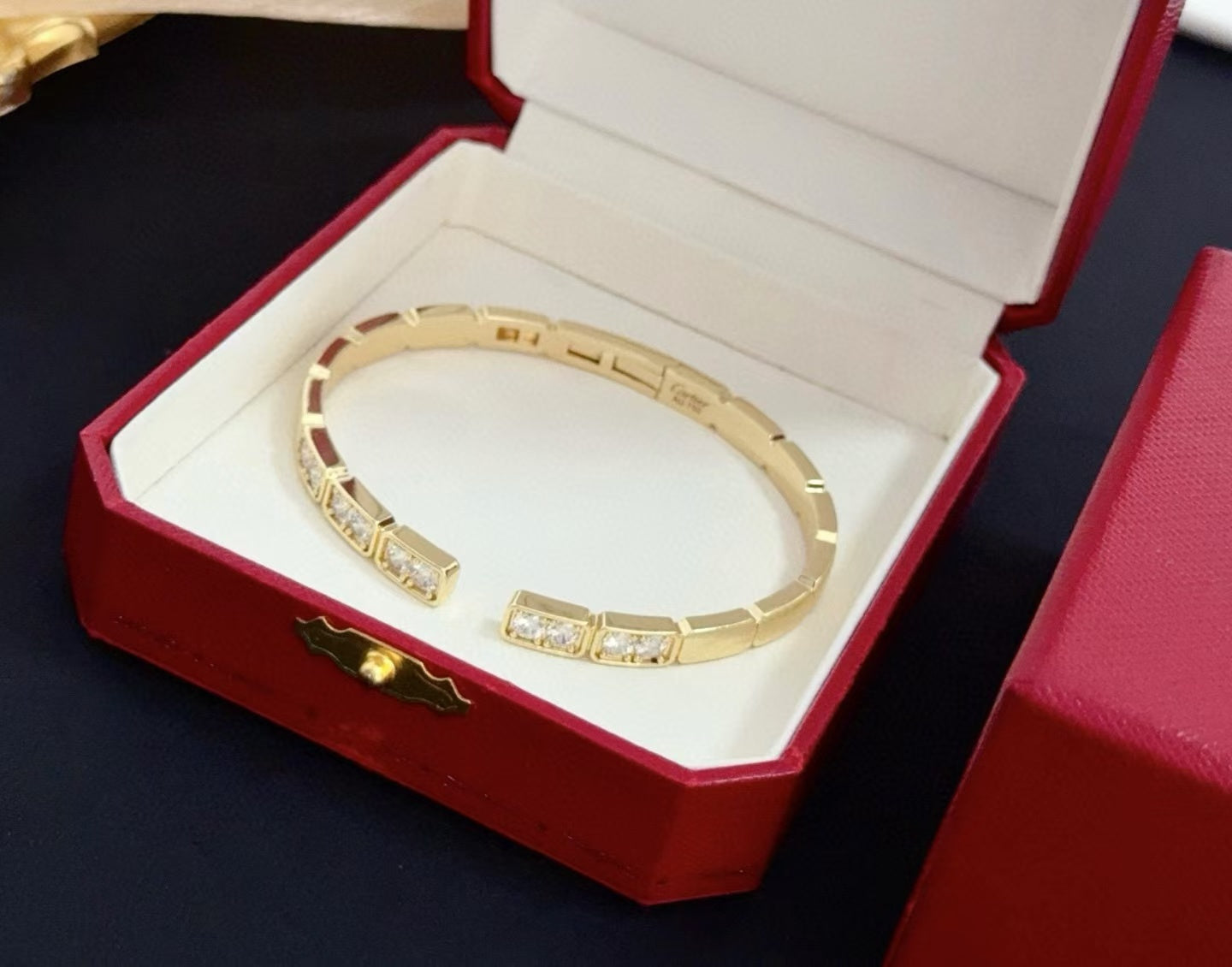 [Shinejoy jewelrys]LOVE DIAMOND OPEN  BRACELET