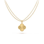 [Shinejoy]CLOVER 25MM PEDANT NECKLACE GOLD