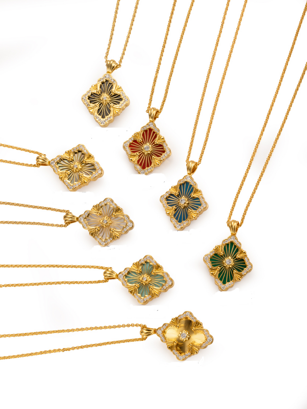 [?shinejoy] B.C.L BIG SIZE  ENAMEL NECKLACE£¨Various colors£©