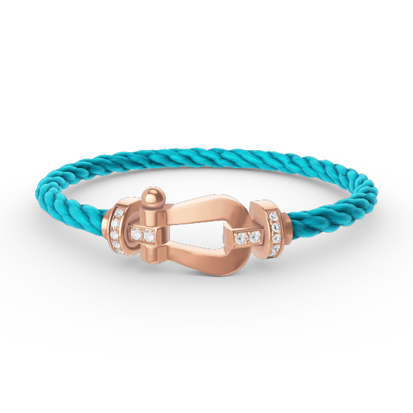 [Shinejoy]FORCE LARGE HORSESHOE HALF DIAMOND BRACELET ROSE GOLD