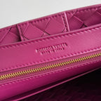 BOTTEGA VENETA 25S ANDIAMO 25 IN RASPBERRY PINK CALFSKIN