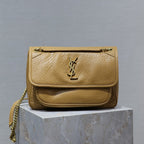 NIKI ミディアム 28 ディジョンイエロー エレファントパターン ラムスキン