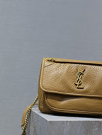 NIKI ミディアム 28 ディジョンイエロー エレファントパターン ラムスキン