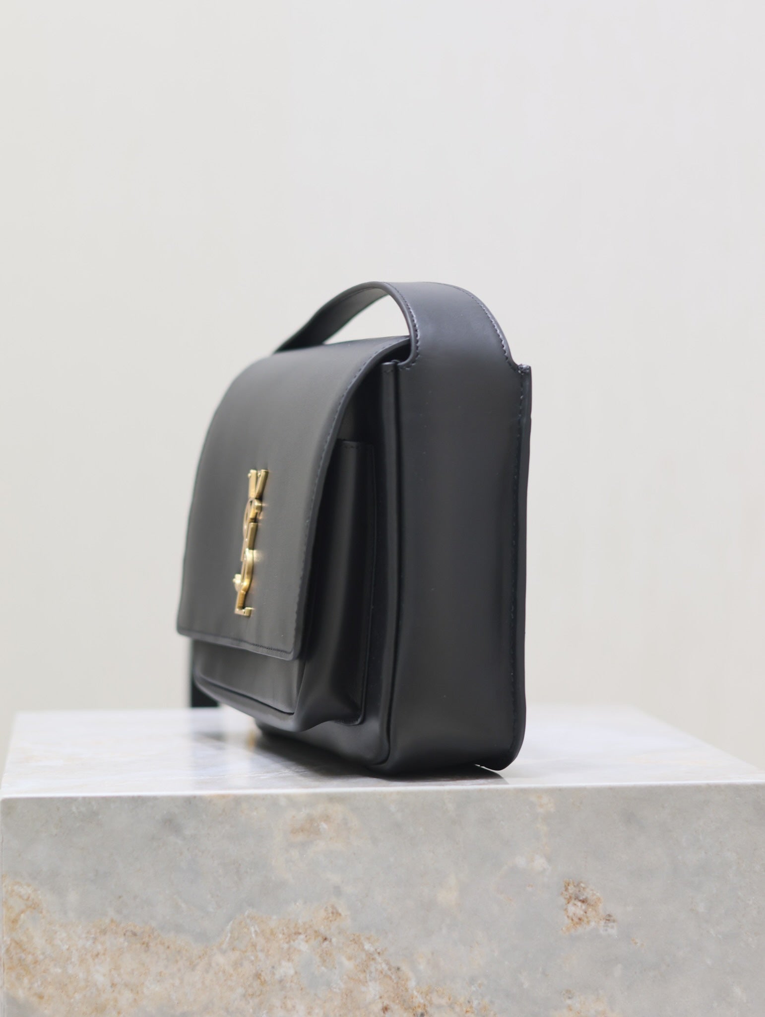 NIKI BABY 22 ブラックカーフスキン ゴールドロゴ