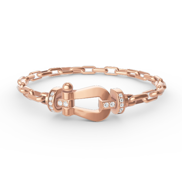 [Shinejoy]FORCE LARGE HORSESHOE CLASP  METAL BRACELET
