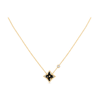 [Shinejoy]STAR BLACK MOP NECKLACE