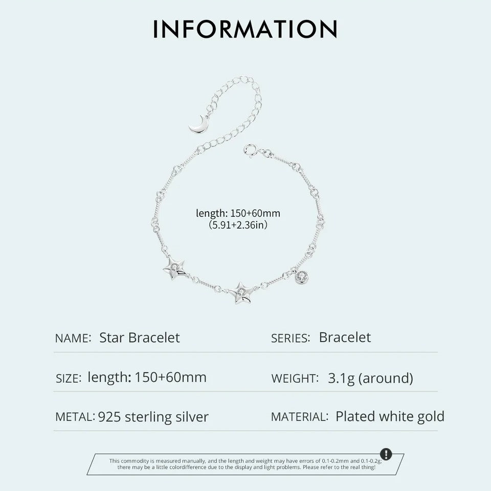 Bracelet à breloques à longueur ajustable - Cadeau