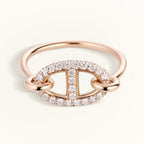 Bague ronde en petit diamant [Shinejoy]