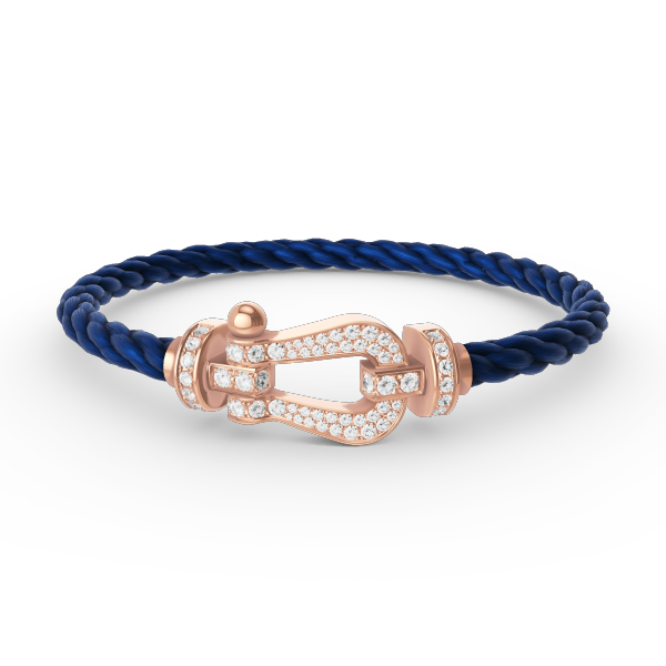 [Shinejoy]FORCE LARGE HORSESHOE FULL DIAMOND BRACELET ROSE GOLD