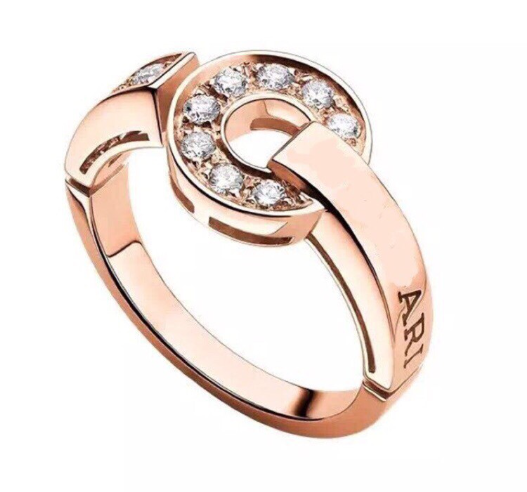 [Shinejoy] BAGUE DE RÊVE DIAMANT OR ROSE