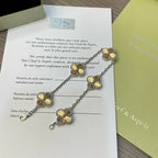 [⭐Shinejoy] COLLECTION DE BRACELETS LASER À MOTIF CLOVER 5