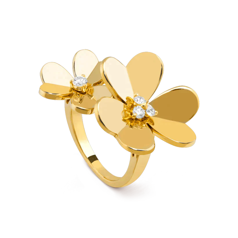 Bague Clover Comos en or et diamants [Shinejoy]