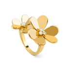 Bague Clover Comos en or et diamants [Shinejoy]