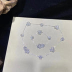 [Shinejoy]フリヴォル シルバー 5フラワー ブレスレット