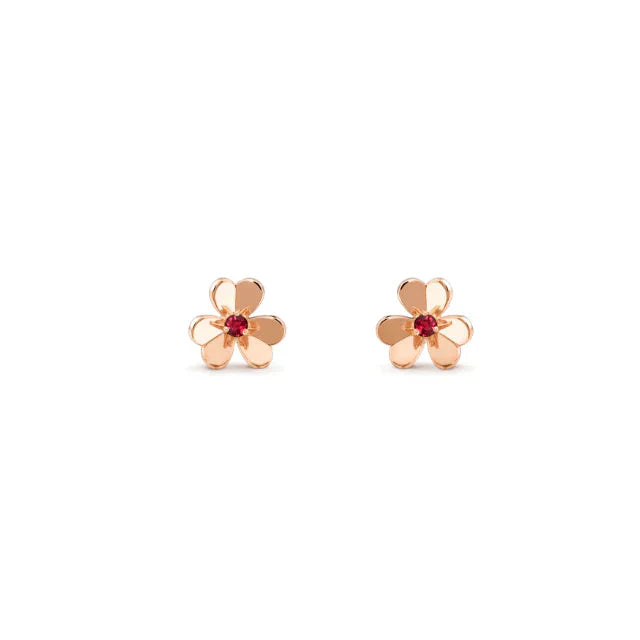[Shinejoy]FRIVOLE  FLOWER PINK EARRINGS