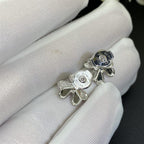 [Shinejoy]FRIVOLE MINI SILVER FLOWER EARRINGS