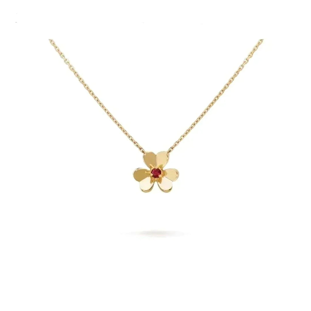 [Shinejoy]FRIVOLE GOLD FLOWER NECKLACE