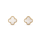 [Shinejoy]CLOVER MINI GOLD EARRINGS