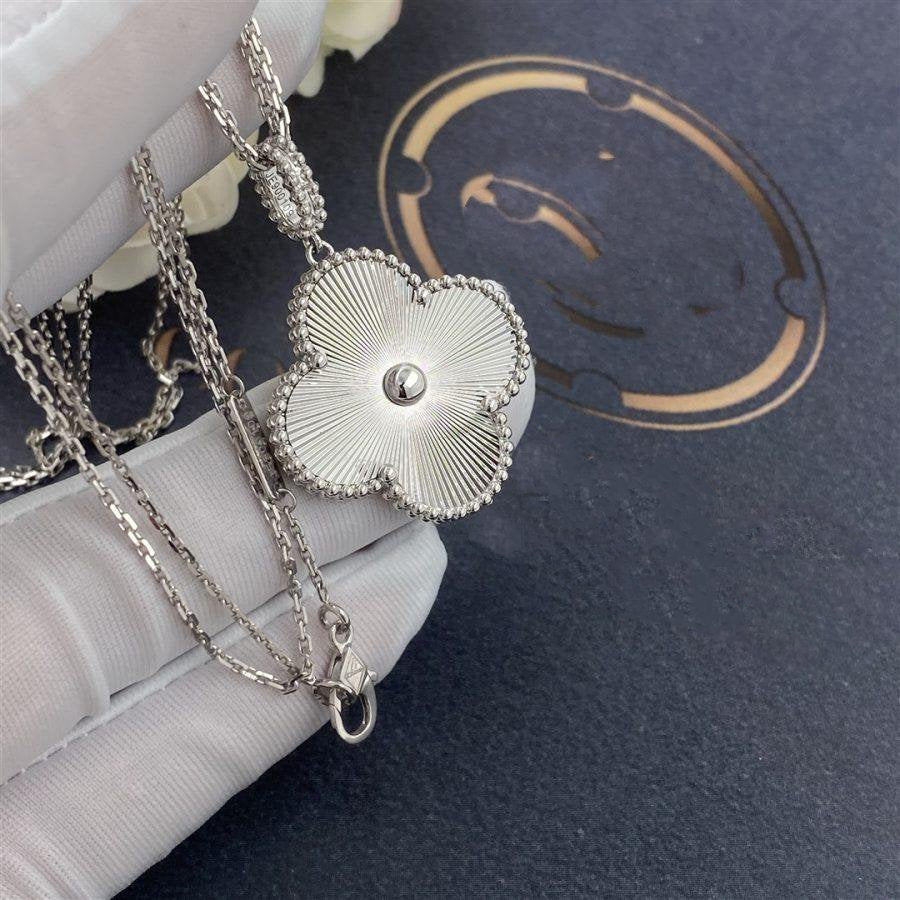 [Shinejoy] COLLIER TRÈFLE 25MM ARGENT GRAND TRÉMON