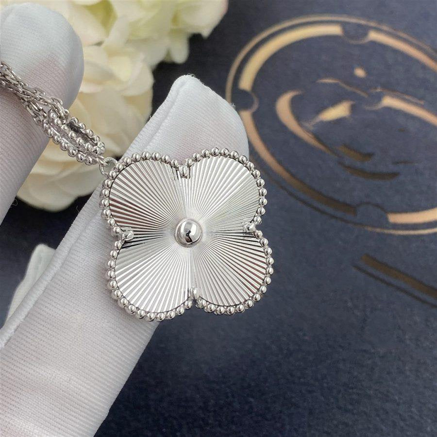 [Shinejoy] COLLIER TRÈFLE 25MM ARGENT GRAND TRÉMON