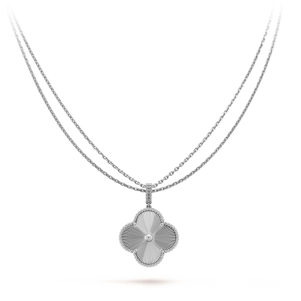 [Shinejoy] COLLIER TRÈFLE 25MM ARGENT GRAND TRÉMON