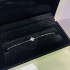 [Shinejoy]CLOVER  SINGLE FLOWER BRACELET SILVER