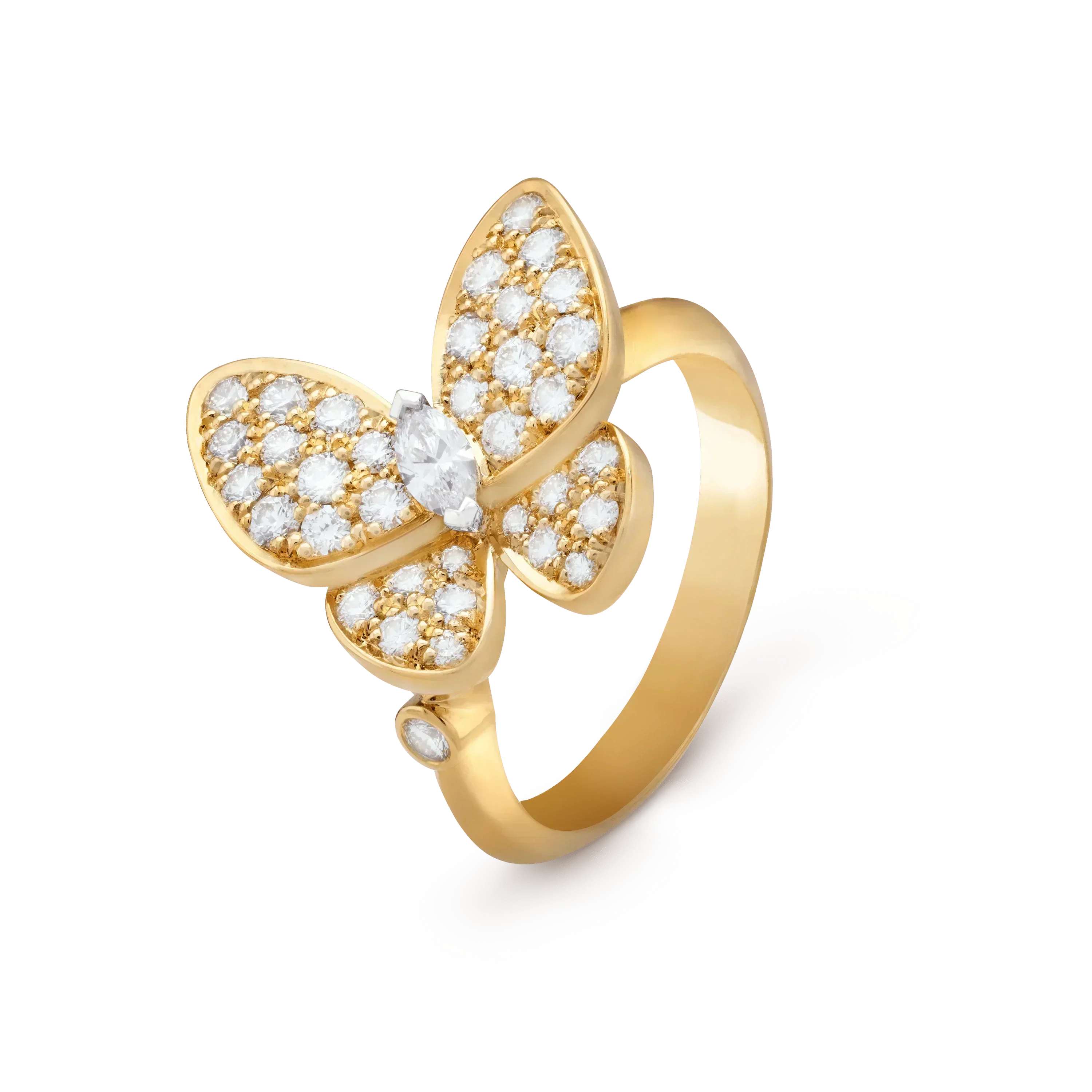 [Shinejoy]BUTTERFLY DIAMOND RING