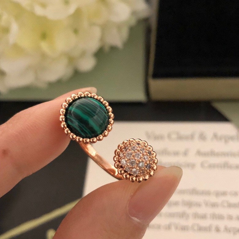 [Shinejoy]PERLEE COULEURS DIAMOND ROSE GOLD BETWEEN THE FINGER RING