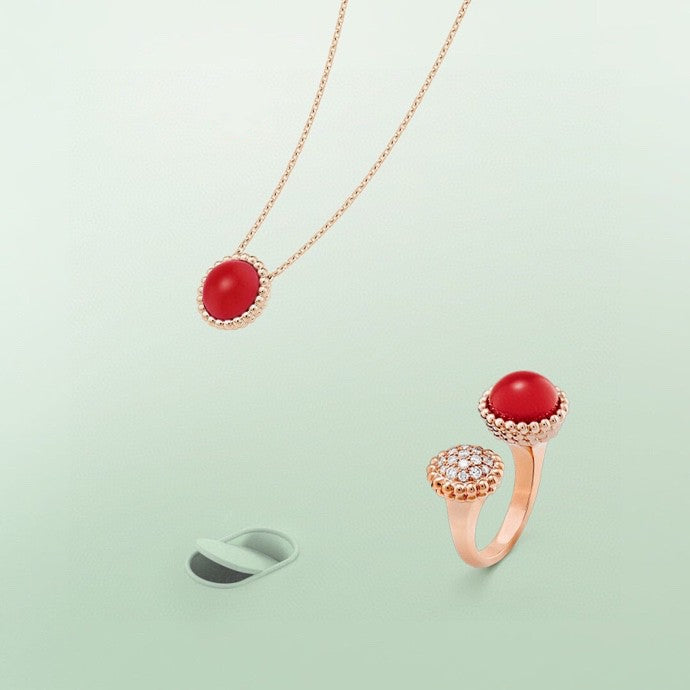 [Shinejoy]PERLEE COULEURS DIAMOND ROSE GOLD BETWEEN THE FINGER RING